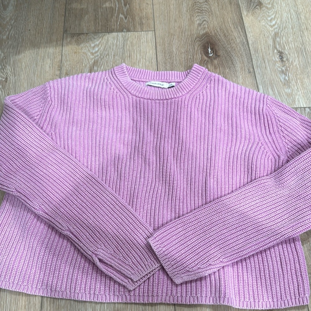 Pink Calvin Klein Sweater